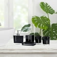 Esquirla 5 Pieces Bath Accessory Toothbrush Holder Elegant Toilet ...