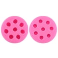 thumbnail image 1 of BRIGHTFUFU 2 piezas de arándanos frambuesa moldes de silicona herramientas de decoración de pasteles para hornear Cupcake Postre Chocolate Fondant Mould (Rosa), 1 of 8