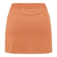 thumbnail image 4 of uublik Boho Skirts for Girls Orange Tennis Skirts Golf Skort Athletic Dance Running School Sport Skirts with Shorts Size 2T-12, 4 of 5