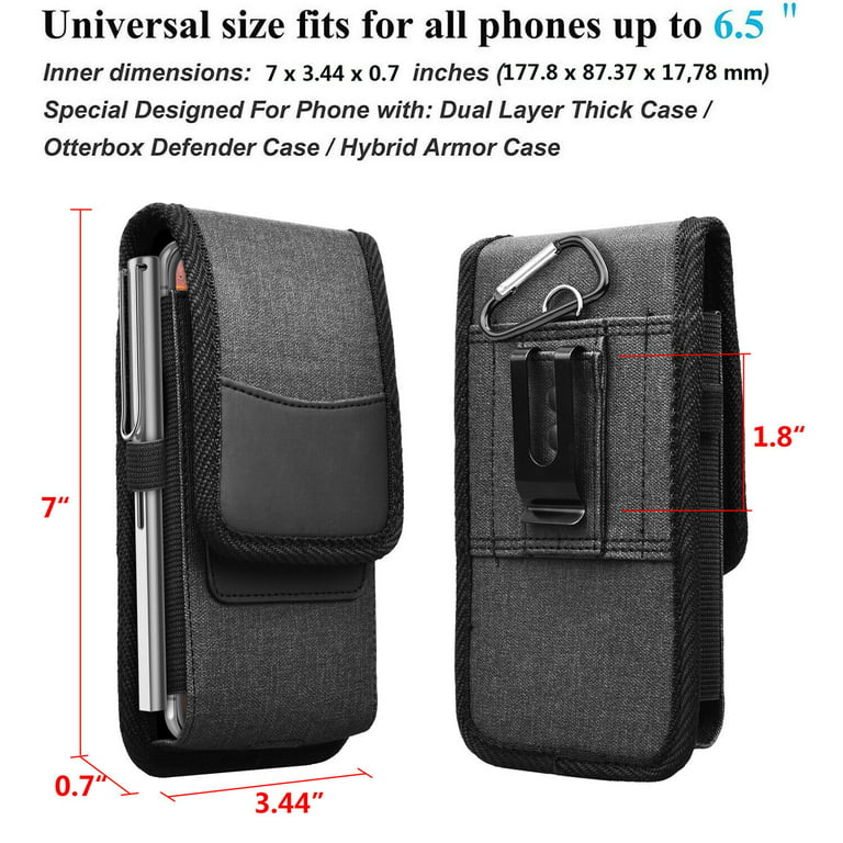 Cell Phone Holster Belt Clip Loop Carrying Pouch Wallet Case for iphone  Samsung