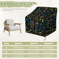 thumbnail image 5 of Renewold Waterproof Patio Chair Covers Wind-Proof Dust Proof High Back Chair Covers Patio Furniture Protector for Outdoor Furniture, 29"W x 33"D x 36"H, Sun Moon Star Colorful, 5 of 7
