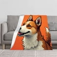 thumbnail image 2 of Cozy Soft Flannel Blanket - Durable Warm Perfect for Sofa Travel & Bed - Vibrant Cartoon Dog Design for a Playful, 2 of 7