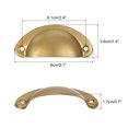 thumbnail image 2 of Uxcell 10pcs Drawer Handles for Kitchen Cupboard Furniture, Gold Tone, 2 of 5