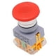 thumbnail image 2 of Paro De Hongo Botón Pulsador Restablecer Duradero LAY37-11M Rojo, 2 of 6