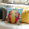 thumbnail image 3 of SHANXI Summer Pillow Cover Decor Satrfish Farmhouse Seasonal Pillow Case Decorations for Home Sofa Couch 24x24in, 3 of 5