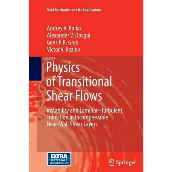 Fluid Mechanics and Its Applications Physics of Transitional Shear Flows: Instability and Laminar-Turbulent Transition in Incompressible Near-Wall Shear Laye, Book 98, (Paperback)