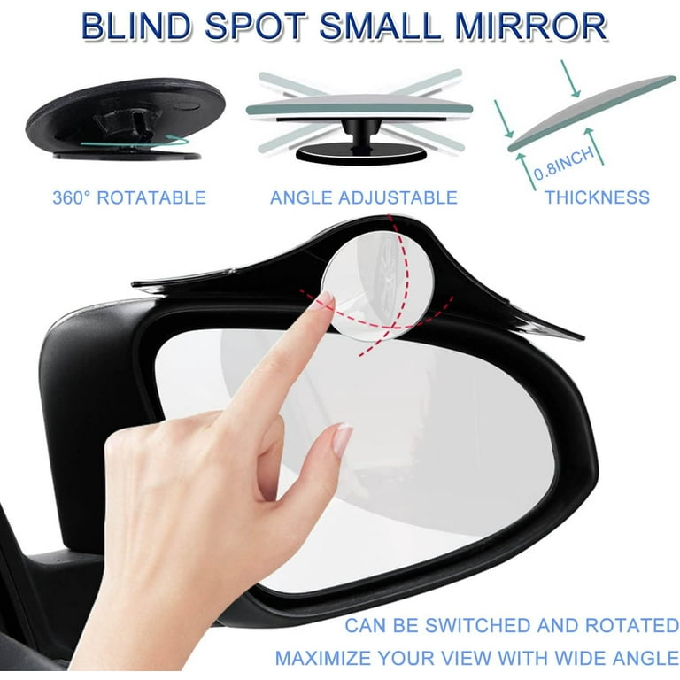 Rain Mirror Visor Guard - 2Pcs Carbon Fiber Rear View Side Mirror
