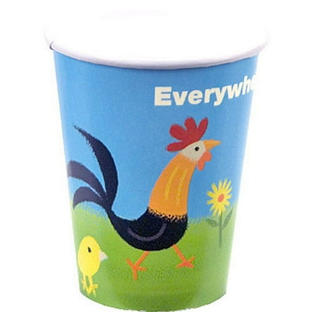 Barnyard 'EIEIO' 9oz Paper Cups (8ct)