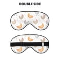 thumbnail image 2 of Salouo Funny Chicken Pattern Sleep Mask,Sleep Eye Mask & Blindfold Eye Sleep Shade Cover with Elastic Strap Soft Eye Cover Eyeshade for Night Sleeping Travel & Nap, 2 of 7