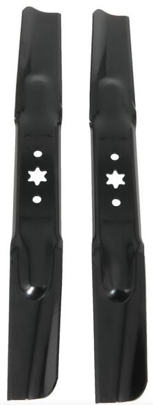 Troy-Bilt 490-110-Y108 42 in. High-Lift Blade Set, Star Center Hole, 2-pack