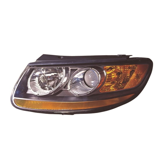 KarParts360 For Hyundai Santa Fe 2010 2011 2012 Headlight Assembly Driver Side | With Bulbs | Replacement For HY2502156 | 921010W100