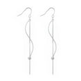 thumbnail image 1 of Guardurnaity 2 piezas de gancho de oreja de plata, pendiente largo, joyería colgante, accesorio de moda Universal, pendientes para fiesta, boda Ropa, zapatos y accesorios Miscelánea, 1 of 6
