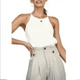 thumbnail image 3 of MesaSe Racerback Tank Tops for women Halter Casual Sleeveless Solid color Summer Tops, 3 of 6
