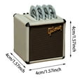 thumbnail image 2 of 3D Printed Guitar Pick Holder for Musicians Mini Amp Style Design Unique Display Storage Solution for Guitar Players for Music Lovers, 2 of 3