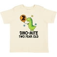 thumbnail image 3 of Inktastic 2nd Birthday Dinosaur Party Two Year Old Boys Toddler T-Shirt, 3 of 5