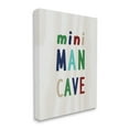 thumbnail image 3 of Stupell Industries Playful Mini Man Cave Text Grain Pattern , 30 x 40, Design by Lil' Rue, 3 of 7