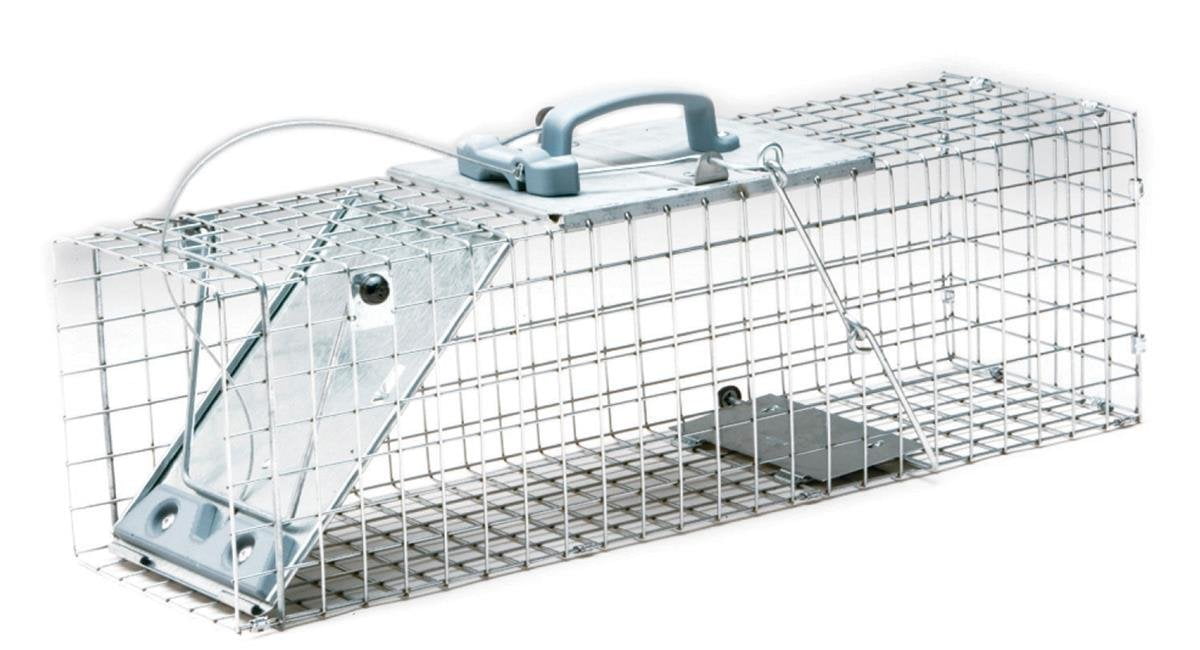 Havahart 1084 Easy Set OneDoor Cage Trap for Rabbits, Skunks, Minks