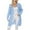 Light Blue1, variant on Jalioing Fall Winter Cardigan for Women Casual Open Front Knit Coat Loose Long Sleeve Sweater Outwear