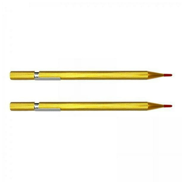 2x2x Pluma De Grabado Con Punta De Carburo De Tungsteno Para Chapa De Acero Endurecido Dorado