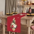 thumbnail image 2 of Table Runners 90 Inches Long Dress Scarves, Cherry Blossoms Farmhouse Coffee/Dining/Kitchen Table Runner for Living Room, Japanese Spring Floral Leaves Rustic Red 13x90 Inch, 2 of 9