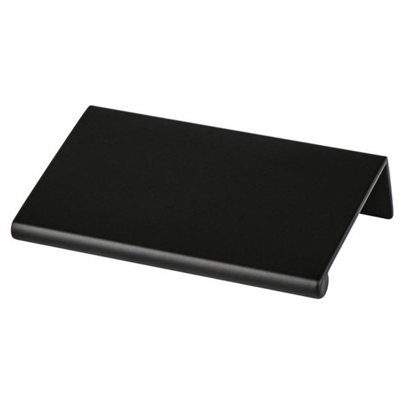 Berenson 1060-4055-P 6 x 3 in. Bravo Finger Pull with Long Satin Black
