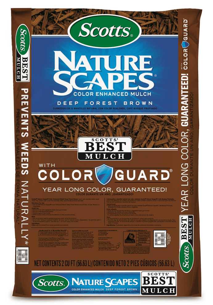 Walmart Colored Mulch Garick 192213 2 cu. ft. Green Thumb Red Mulch