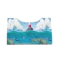thumbnail image 4 of Kdxio Lighthouse Sea Port Print Tissue Box Cover,Modern PU Leather Rectangular Tissue Box Holder for Bathroom Living Room Bedroom Office Desk Car Home, 4 of 9