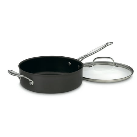 

Chef s Classic Non-Stick Hard Anodized Pan with Helper Handle and Cover