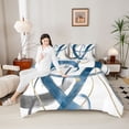 thumbnail image 4 of Homewish Geometric Stripes Lines 2pcs Bedding Comforter Set for Female Men Teens,Retro Vintage Aesthetic Twin Comforter Sets,Minimalist Abstract Art Breathable Bedding Set,Lightweight Room Decor, 4 of 8