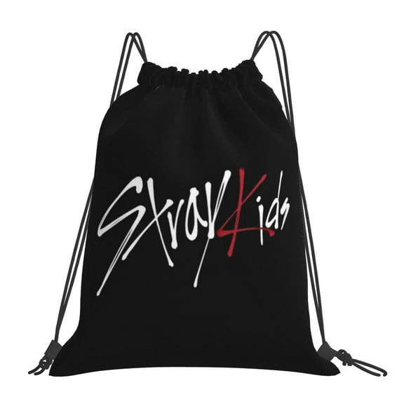 Kpop Stray Drawstring Backpack Sport Gym Bag Gymsack Sport Strap Pack Bag