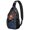 Pink, variant on Watermelon Pattern Lightweight Sling Backpack, Tropical Summer Fruit Print Crossbody Bag with Cute Sunshine Design, Durable and Multi-Layer Storage for Watermelon Lovers