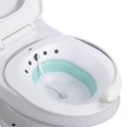 thumbnail image 1 of Inodoro plegable, baño de asiento, bidé, inodoro especial, lavabo, limpieza de caderas, bañera para embarazadas, pacientes con hemorroides, con inodoro, verde, 1 of 5