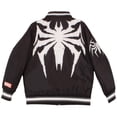 thumbnail image 2 of Chaqueta Marvel Venom Varsity Bomber para niños, color negro, talla 6/7, 2 of 5