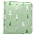 thumbnail image 5 of Photo Album 11.8x11.2 Inch Leather Cover Photo Book Scrapbooking Albums for Weddings Birthdays Anniversaries Green and White Christmas Tree, 5 of 9