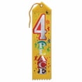 thumbnail image 3 of Beistle 2" x 8" 4th Place Award Ribbon Yellow 9/Pack AR004, 3 of 3
