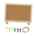 thumbnail image 3 of Elodie Cork Board Cute Picture Display Board Message Board for Decor Office Kitchen 30cmx20cm, 3 of 8