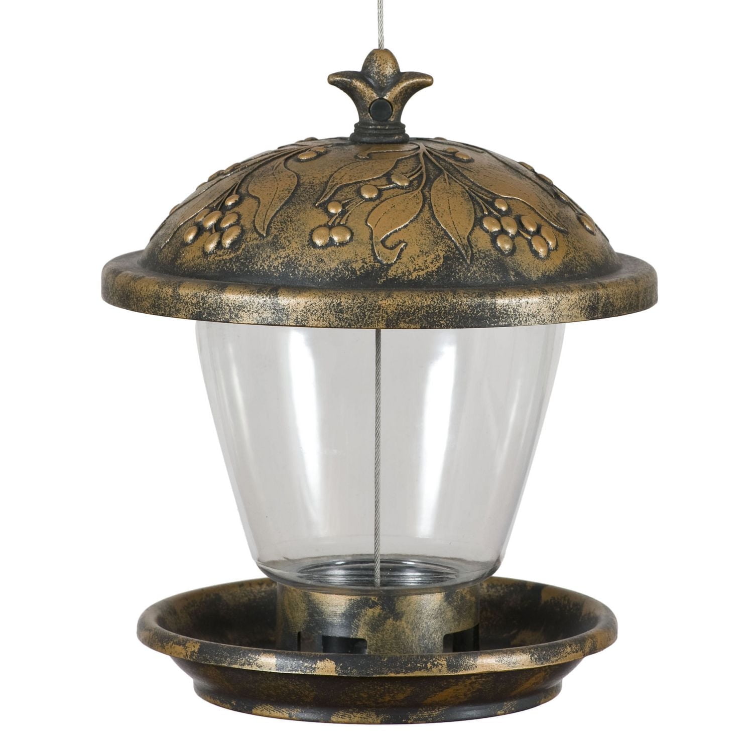 Mangeoire d'oiseaux Holly Berry Gilded Chalet de Perky-Pet