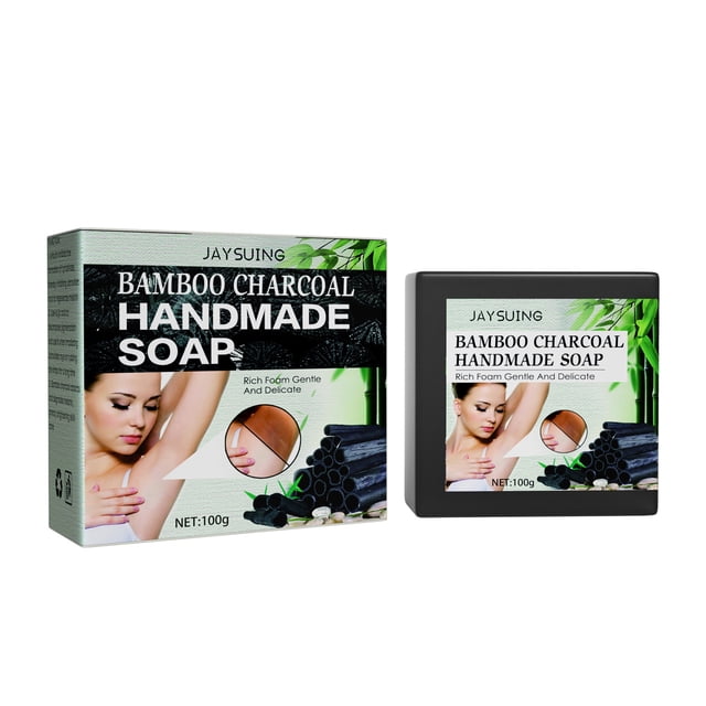 Jabón de manos de carbón para blanquear las axilas, champú hidratante y aclarante para axilas, cuello y rodillas.