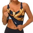 thumbnail image 4 of Lsque 2025 Happy New Year 6 Printed Women'S Sports Bra, Compression, Moisture Wicking, High-Impact Sports Bra For Women,Supportive sports bra-Large, 4 of 9