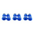 thumbnail image 1 of maskred 4pcs Alliage d'Aluminium Nylon Roue Écrou de Blocage pour 1/10 Axial SCX10 Crawler Robuste et Durable Alliage d'Aluminium Nylon Roue Bleu Foncé 3Set, 1 of 6