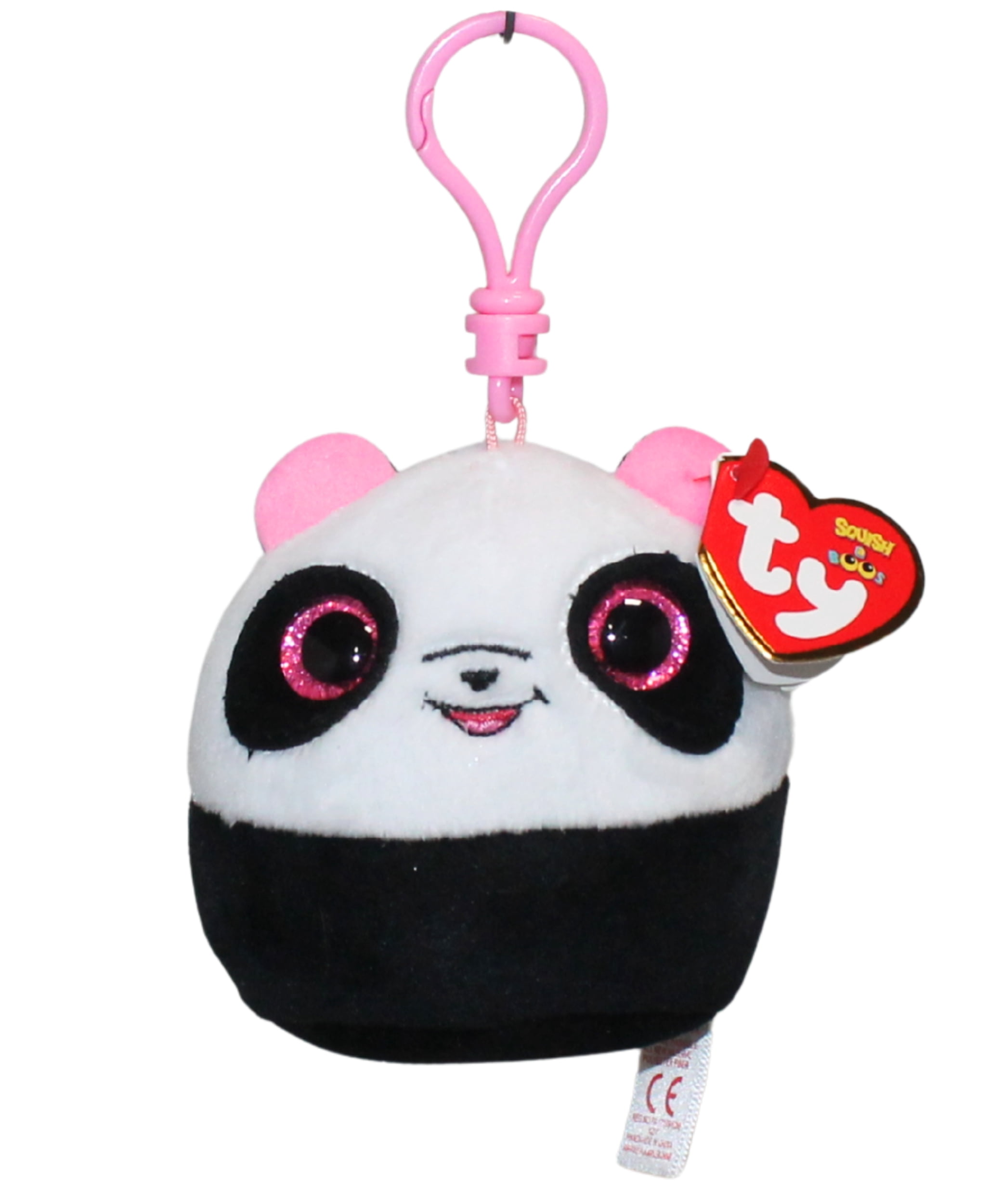 TY Monstaz - LOLA the Yellow & Pink Monster (Plastic Key Clip - 3