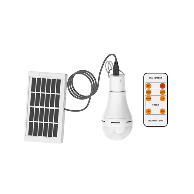 Luz solar Yuarrent 9W con control remoto