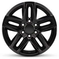 For 2019-2020 GMC Sierra 1500 18 Inch Powder Coated Gloss Black Rim - OE Direct Replacement - Road Ready Car Wheel