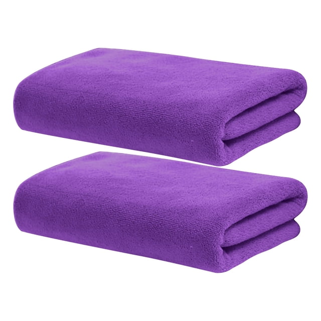 2PC Towel Shower Absorbent Superfine Fiber Soft Comfortable Towel