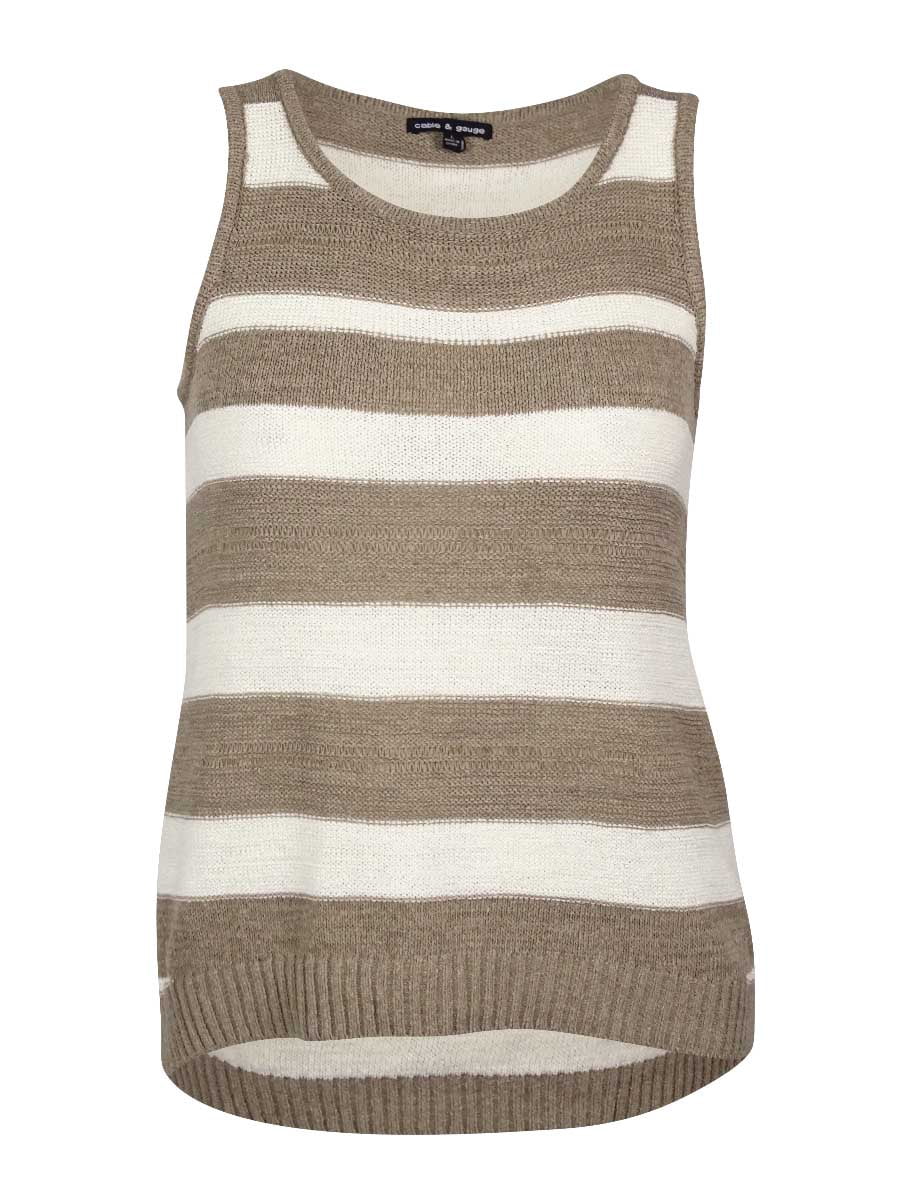 Cable \u0026 Gauge Women's Striped Tape-Yarn 