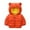 Orange, variant on TOOYOU Boys Jacket Winter Warm Solid Coats Bear Ears Hooded Padded For Cold Weather Size 18 M-24 M Orange