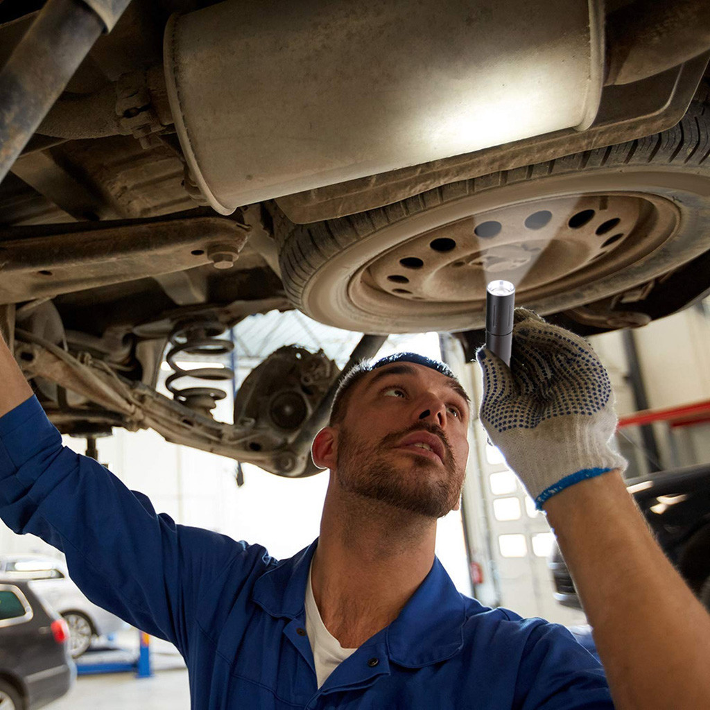 Q5 LED Flashlight Clip Mini Torch Pen Light AAA Lamp Small Lamp Aluminum Bright