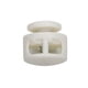 thumbnail image 1 of Jumpingount Tope de plástico de 100 Uds., cordón de cordón, topes de bloqueo, cierre de resorte de un solo agujero doble, cordón de cuerda, Accesorios de disfraces Blanco 7 1.65*1.65, 1 of 6