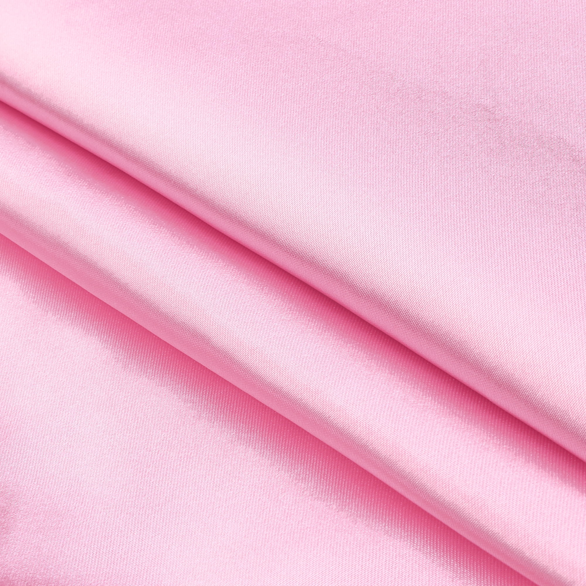 Unique Bargains Envelope Closure Breathable and Soft Satin Pillowcase (2 Count) Light Pink Standard