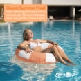 thumbnail image 3 of Sun's Out Inflatable Pool Tubes 2 Pack, Orange 36-Inch for Ages 14+, 3 of 6
